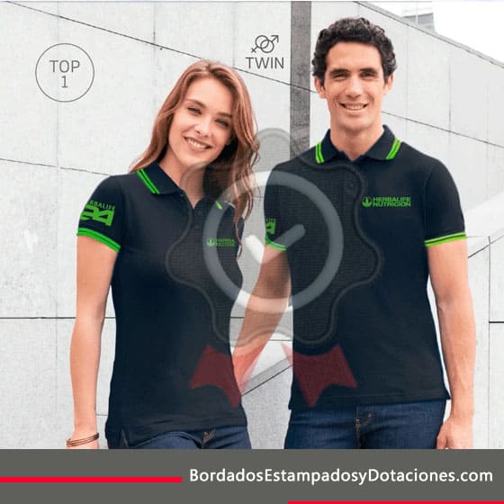 buso polo bordado